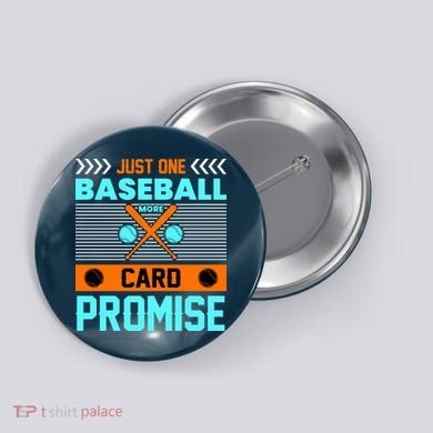 Funny Baseball Card Button