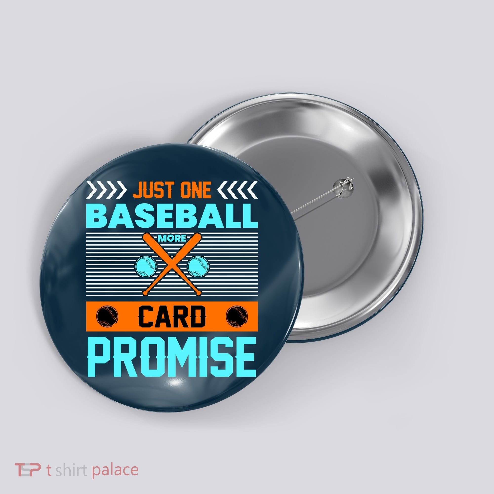 Funny Baseball Card Button