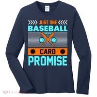 Funny Baseball Card Women's Long Sleeve Shirt thumb 0