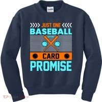 Funny Baseball Card Kids Sweatshirt thumb 0