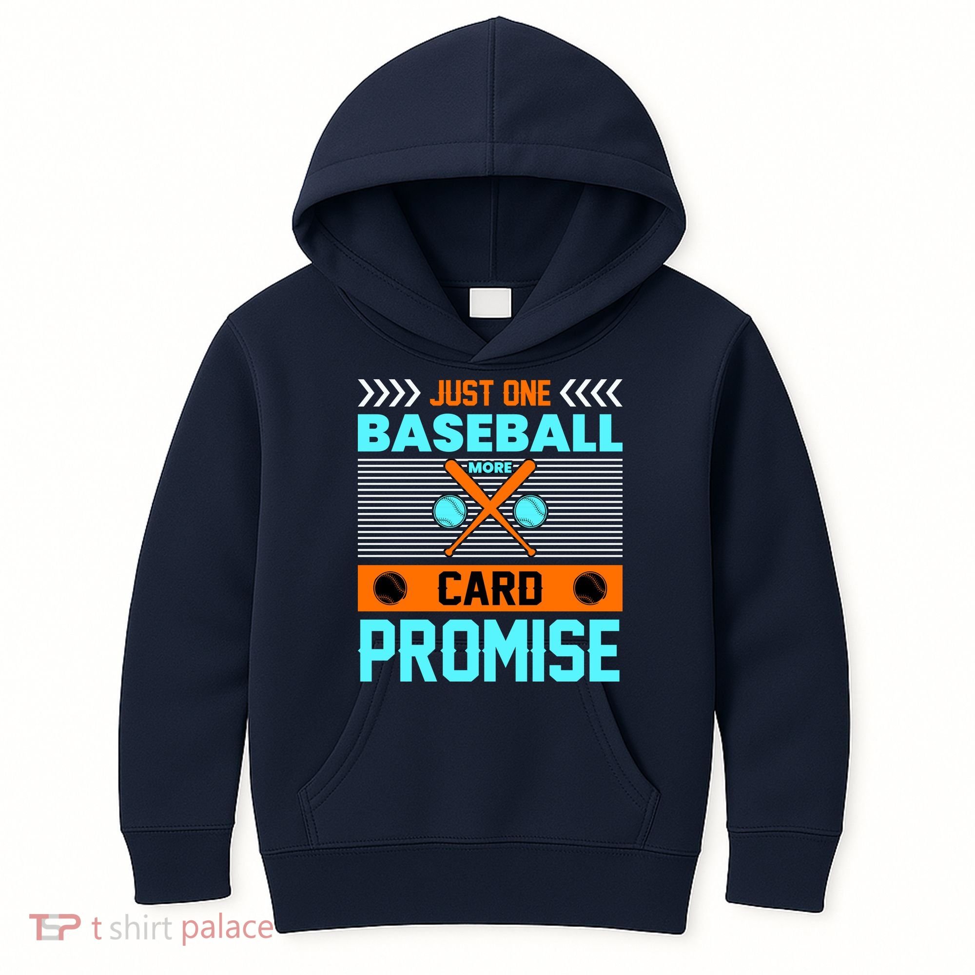 Funny Baseball Card Kids Hoodie