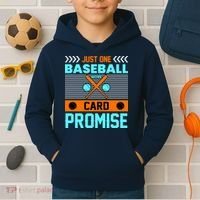 Funny Baseball Card Kids Hoodie thumb 2