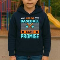 Funny Baseball Card Kids Hoodie thumb 3