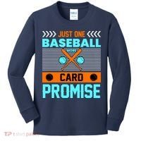 Funny Baseball Card Kids Long Sleeve Shirt thumb 0