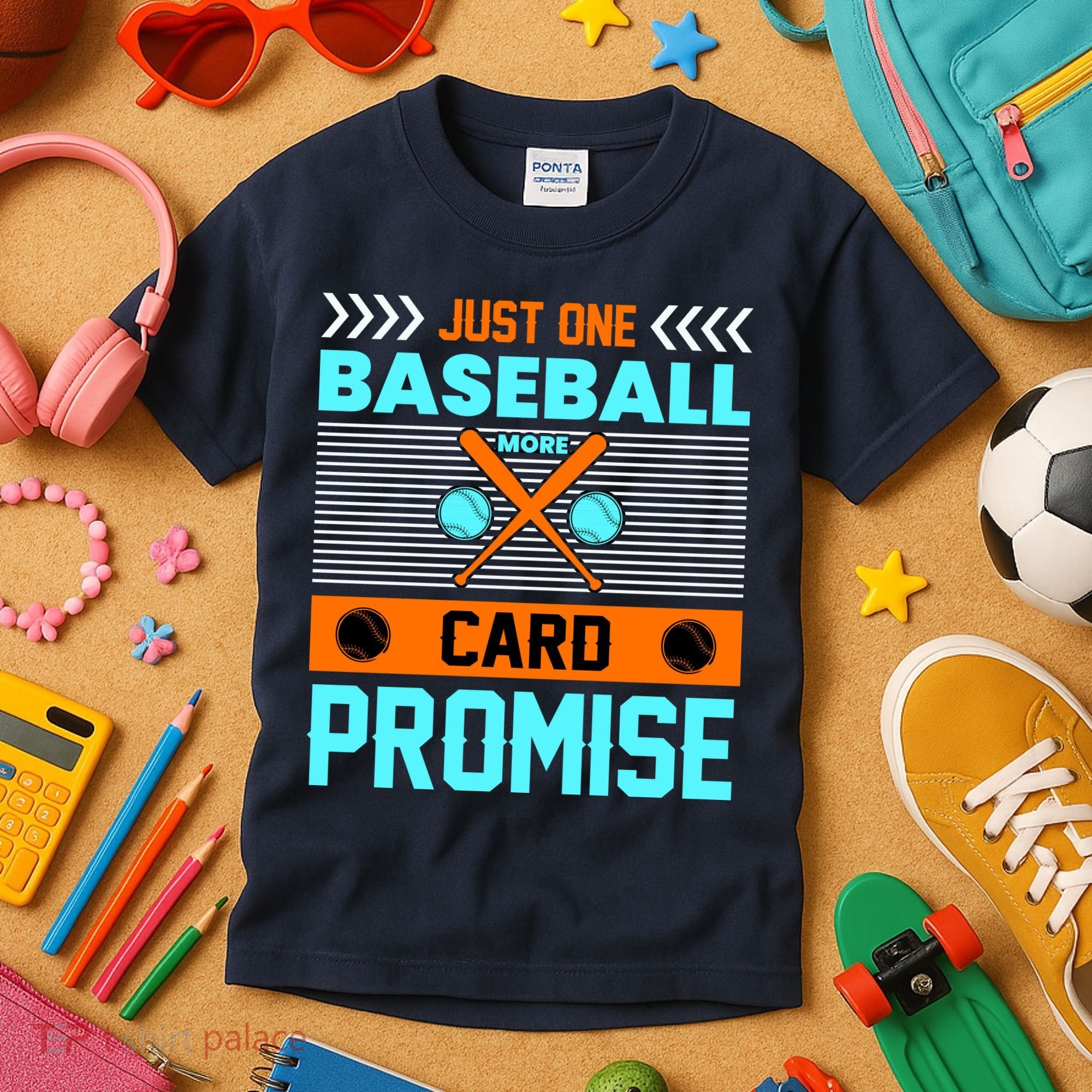 Funny Baseball Card Kids T-Shirt