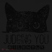 Funny Black Cat Judging You Silently Sarcastic Cat Mom Gift Apron thumb 3