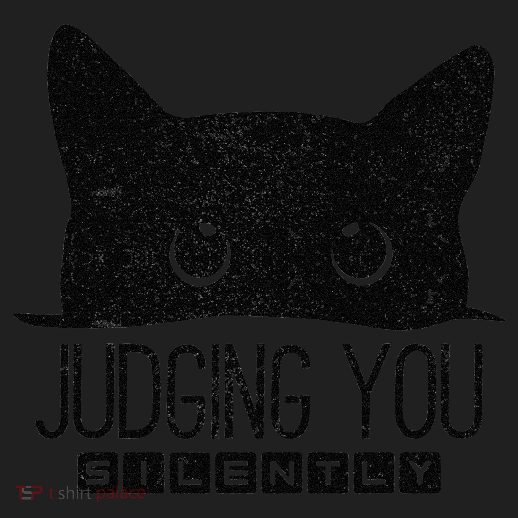 Funny Black Cat Judging You Silently Sarcastic Cat Mom Gift Beanie