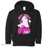 Funny Breast Cancer Is Boo Sheet Halloween Ghost Toddler Hoodie thumb 0