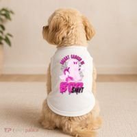 Funny Breast Cancer Is Boo Sheet Halloween Ghost Doggie Tank thumb 2