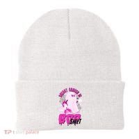 Funny Breast Cancer Is Boo Sheet Halloween Ghost Beanie thumb 0