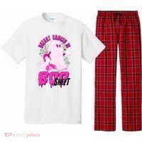 Funny Breast Cancer Is Boo Sheet Halloween Ghost Pajama Set thumb 0