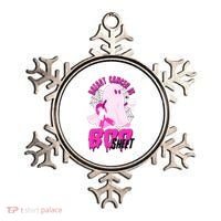 Funny Breast Cancer Is Boo Sheet Halloween Ghost Ornament thumb 0