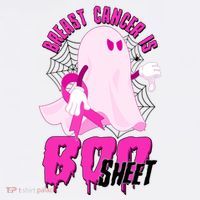 Funny Breast Cancer Is Boo Sheet Halloween Ghost Women's Tank Top thumb 5