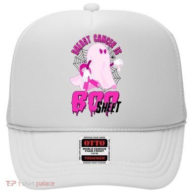 Funny Breast Cancer Is Boo Sheet Halloween Ghost Hat