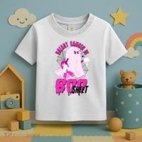 Funny Breast Cancer Is Boo Sheet Halloween Ghost Toddler T-Shirt thumb 3