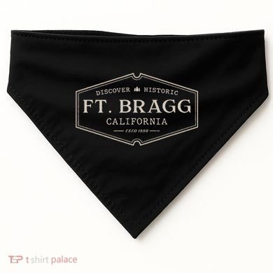 Fort Bragg California Ft. Bragg Ca Historic USA-Made Doggie Bandana