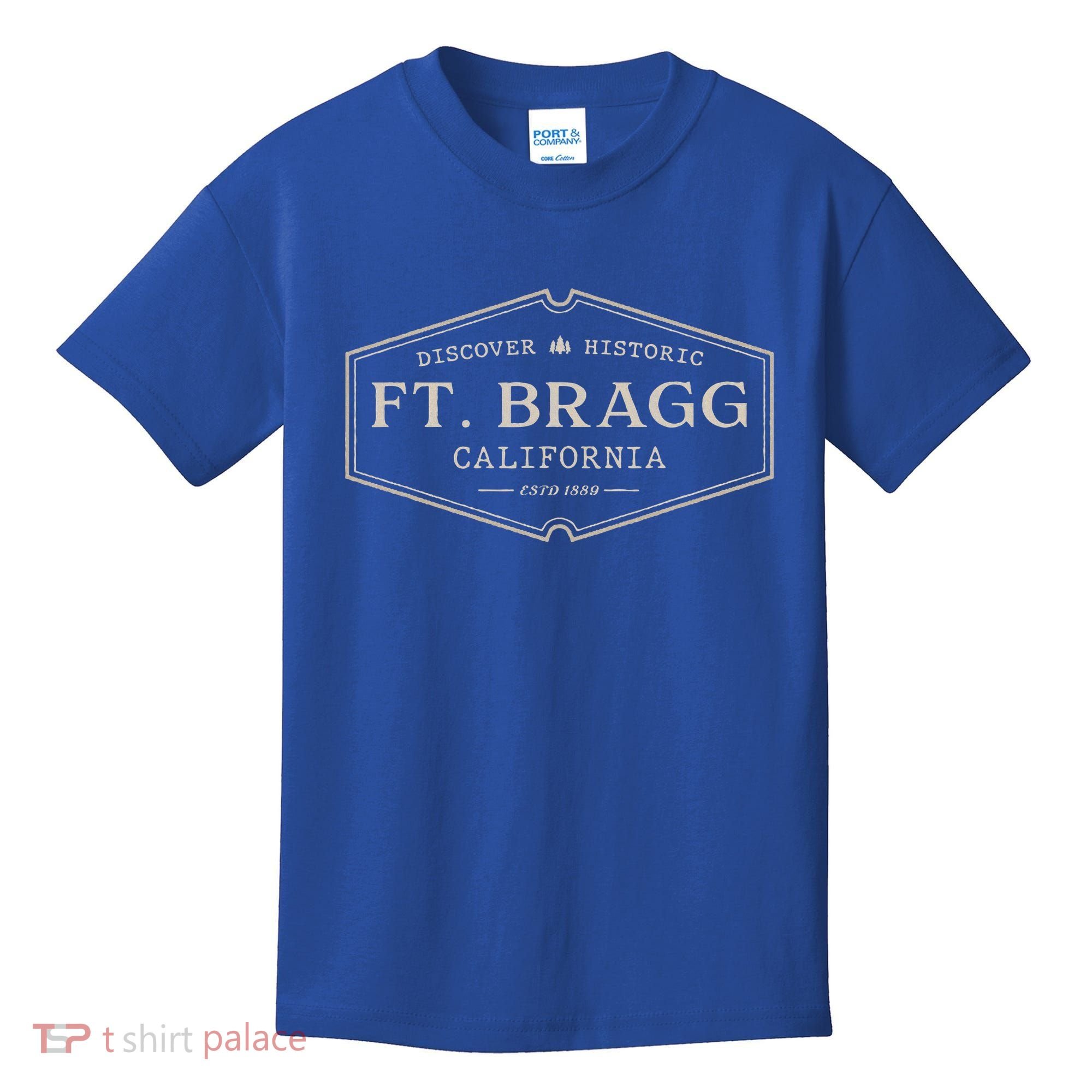 Fort Bragg California Ft. Bragg Ca Historic Kids T-Shirt