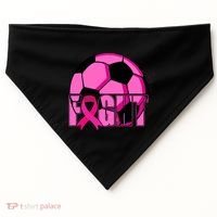 Fight Breast Cancer Soccer USA-Made Doggie Bandana thumb 0