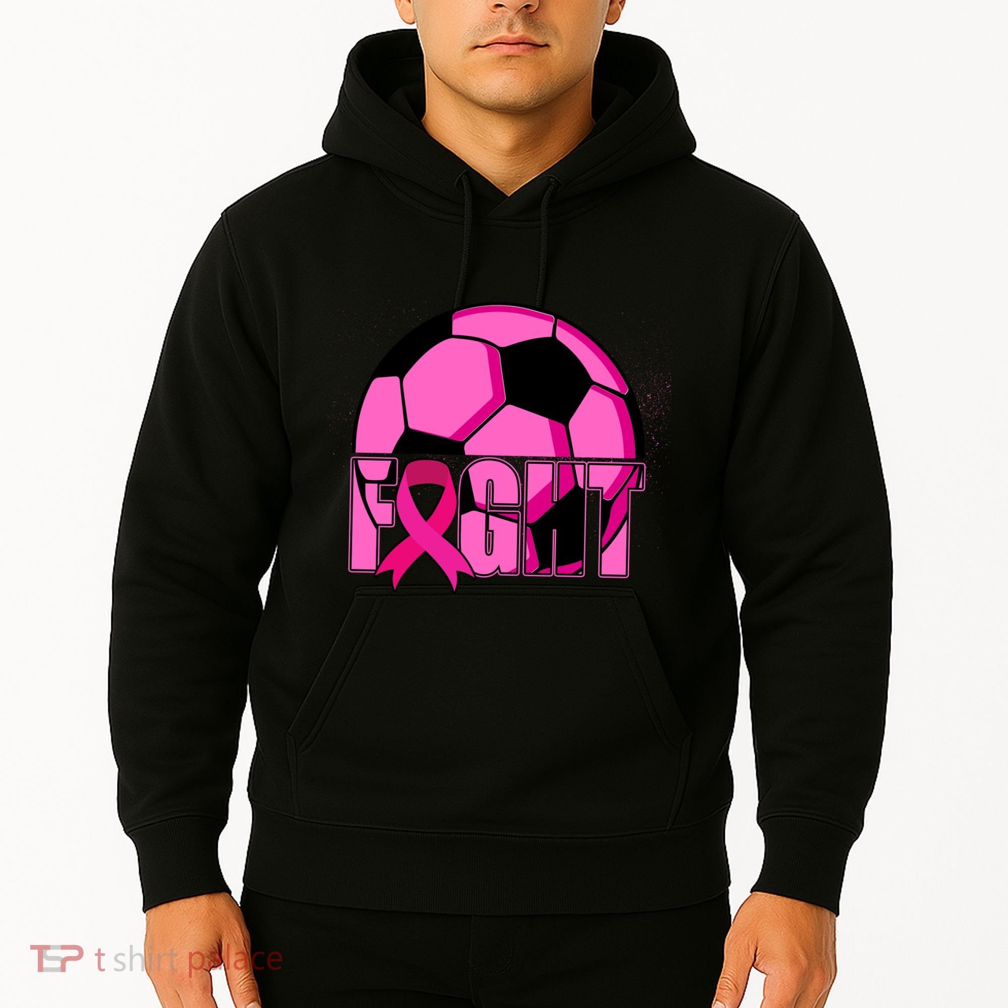 Fight Breast Cancer Soccer Hoodie