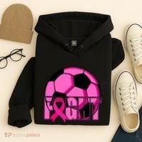 Fight Breast Cancer Soccer Hoodie thumb 4