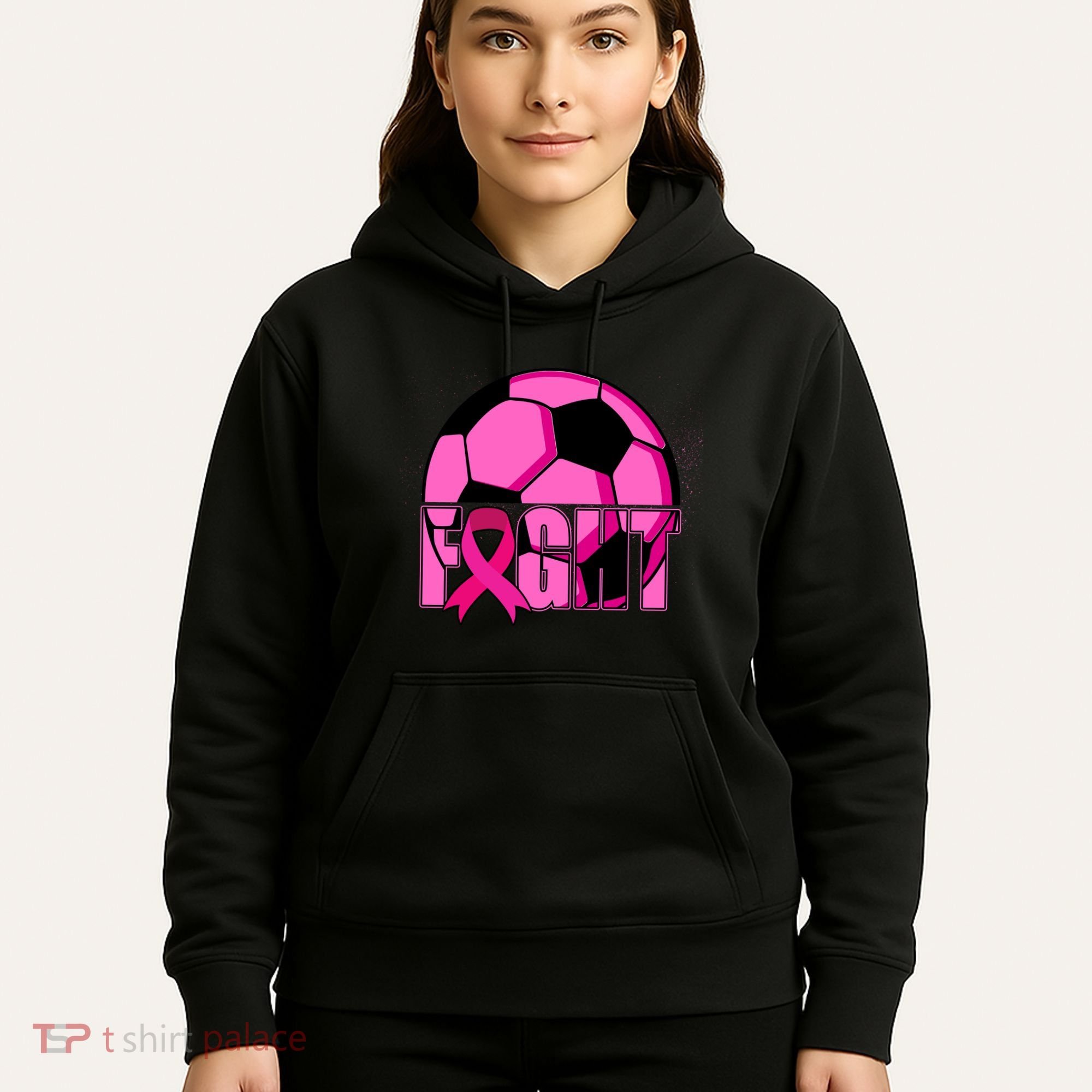 Fight Breast Cancer Soccer Hoodie
