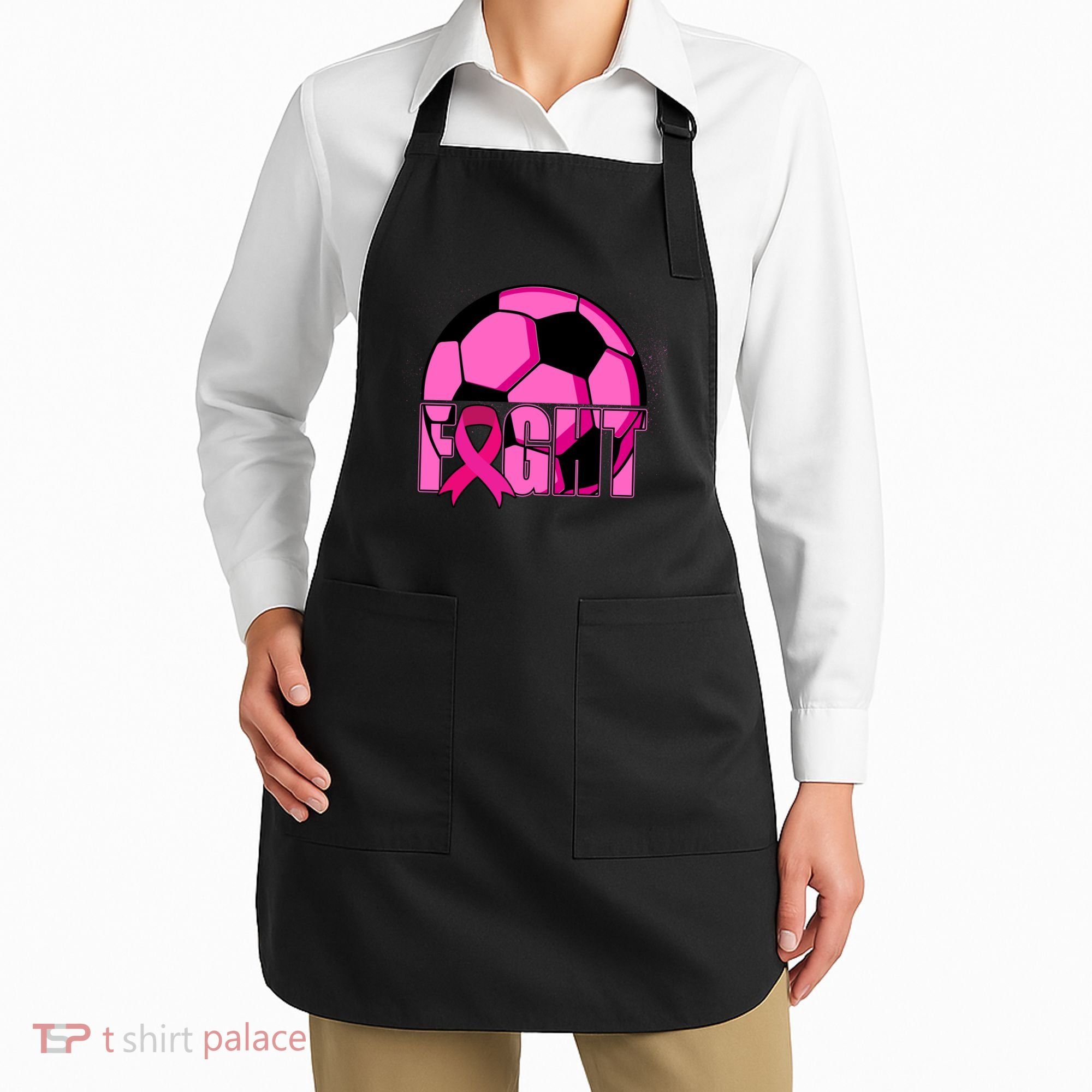 Fight Breast Cancer Soccer Apron