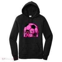 Fight Breast Cancer Soccer Women's Hoodie thumb 0