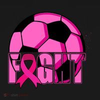 Fight Breast Cancer Soccer Women's Hoodie thumb 2