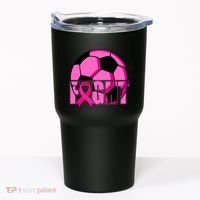 Fight Breast Cancer Soccer Tumbler thumb 0