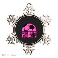 Fight Breast Cancer Soccer Ornament thumb 0
