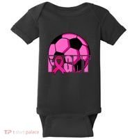 Fight Breast Cancer Soccer Baby Bodysuit thumb 0