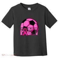 Fight Breast Cancer Soccer Toddler T-Shirt thumb 0