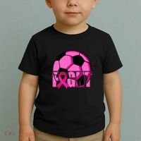 Fight Breast Cancer Soccer Toddler T-Shirt thumb 2