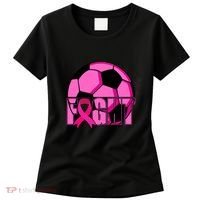 Fight Breast Cancer Soccer Women's T-Shirt thumb 0