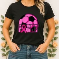Fight Breast Cancer Soccer Women's T-Shirt thumb 2