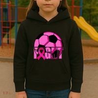 Fight Breast Cancer Soccer Kids Hoodie thumb 3
