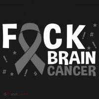 Fuck Brain Cancer Brain Tumor Gray Ribbon Gift Women's Hoodie thumb 2