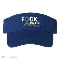 Fuck Brain Cancer Brain Tumor Gray Ribbon Gift Visor thumb 0