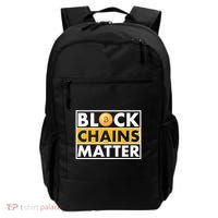 Funny Block Chains Matter Meme Backpack thumb 0