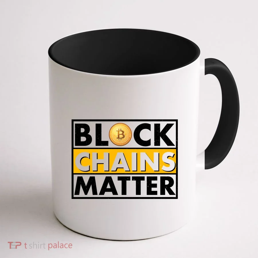 Funny Block Chains Matter Meme Coffee Mug