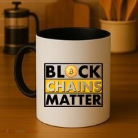 Funny Block Chains Matter Meme Coffee Mug thumb 4