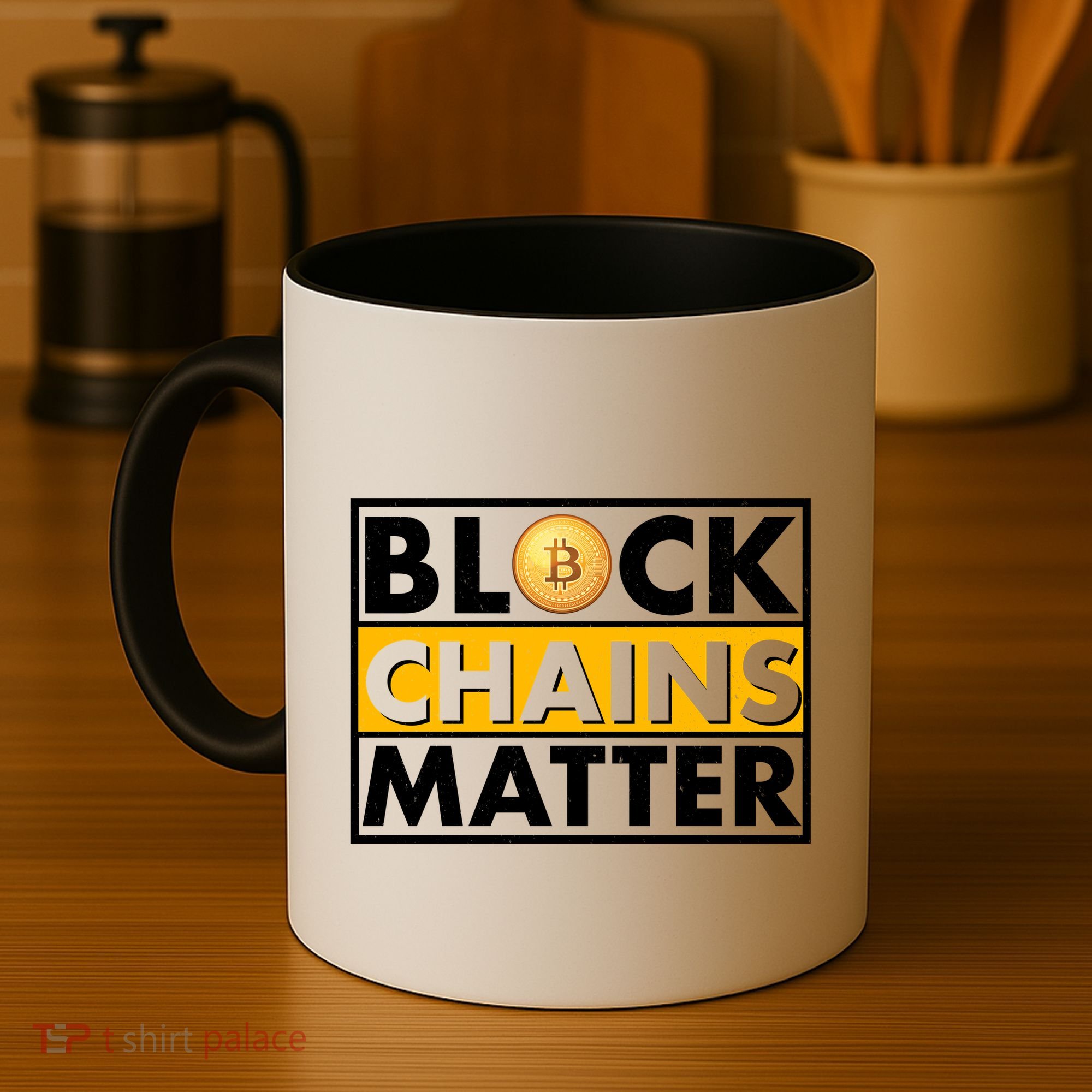 Funny Block Chains Matter Meme Coffee Mug