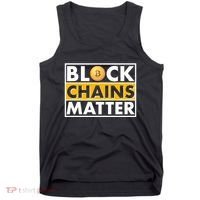 Funny Block Chains Matter Meme Tank Top thumb 0