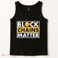 Funny Block Chains Matter Meme Tank Top thumb 2