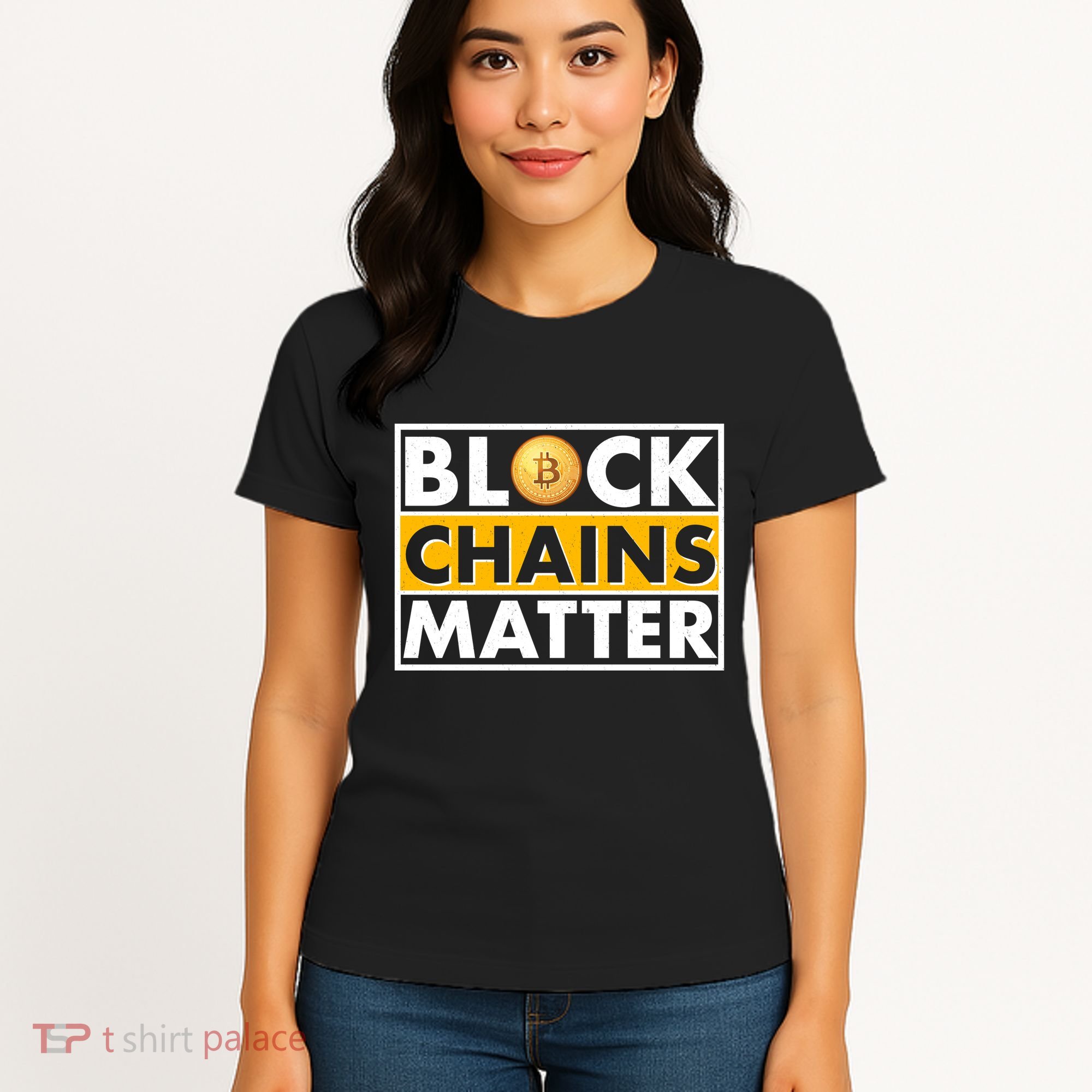 Funny Block Chains Matter Meme Women's T-Shirt