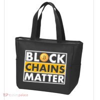 Funny Block Chains Matter Meme Tote Bag thumb 3