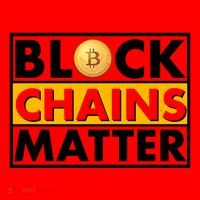 Funny Block Chains Matter Meme Santa Hat thumb 1