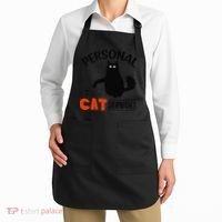 Funny Black Cat Personal Cat Servant Apron thumb 2