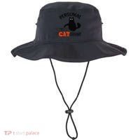 Funny Black Cat Personal Cat Servant Bucket Hat thumb 0