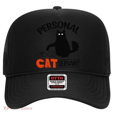 Funny Black Cat Personal Cat Servant Hat